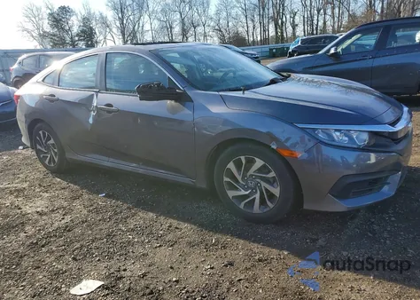 2018 Honda Civic Ex из США, поврежденный, VIN 2HGFC2F75JH576344